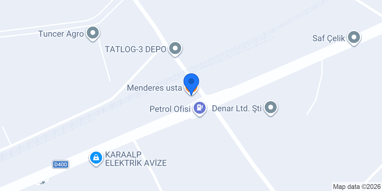 Menderes usta konumu