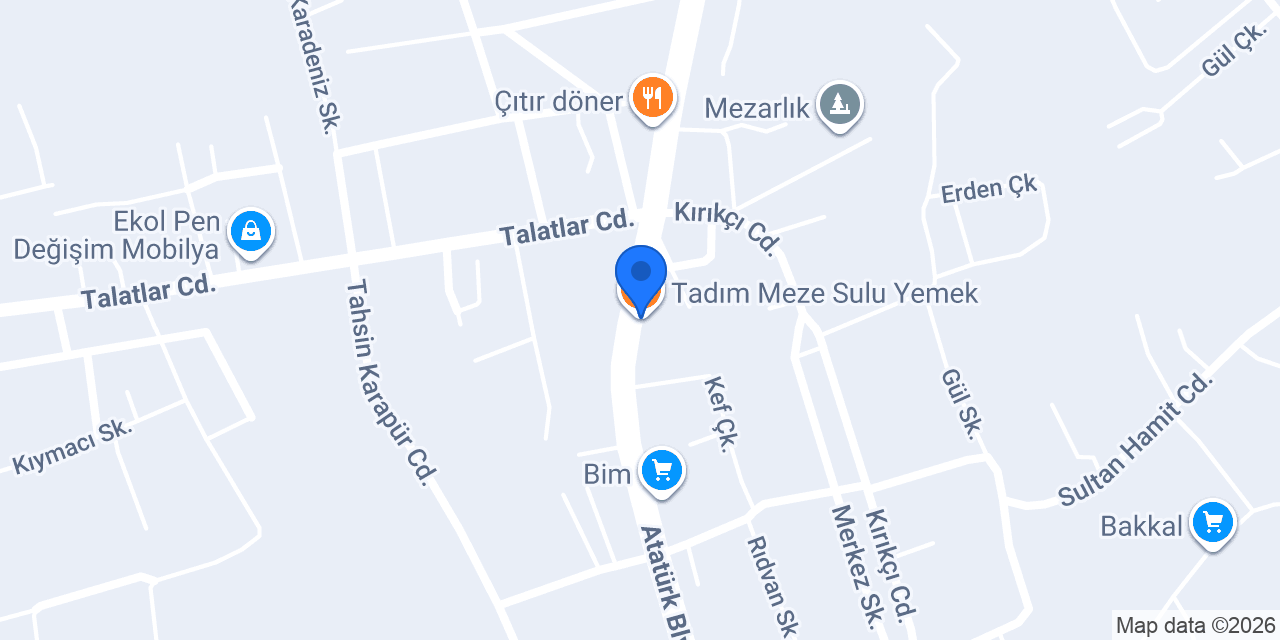 Tadım Meze Sulu Yemek konumu