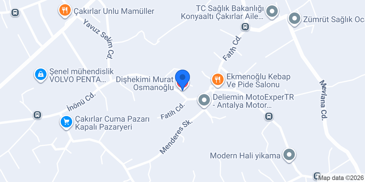 Dişhekimi Murat Osmanoğlu konumu