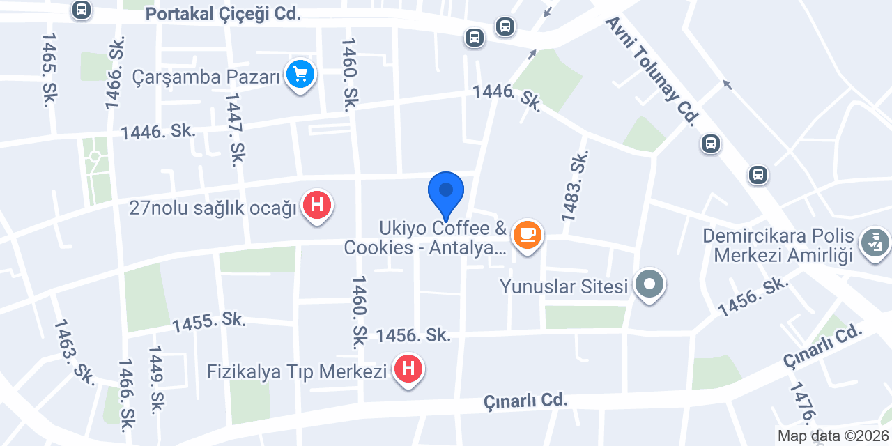 Diş Hekimi Güneş Çankaya konumu