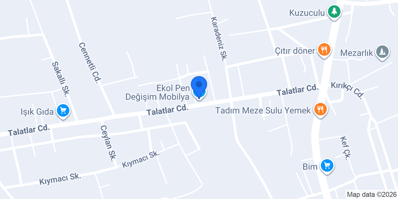 Ekol Pen Değişim Mobilya konumu