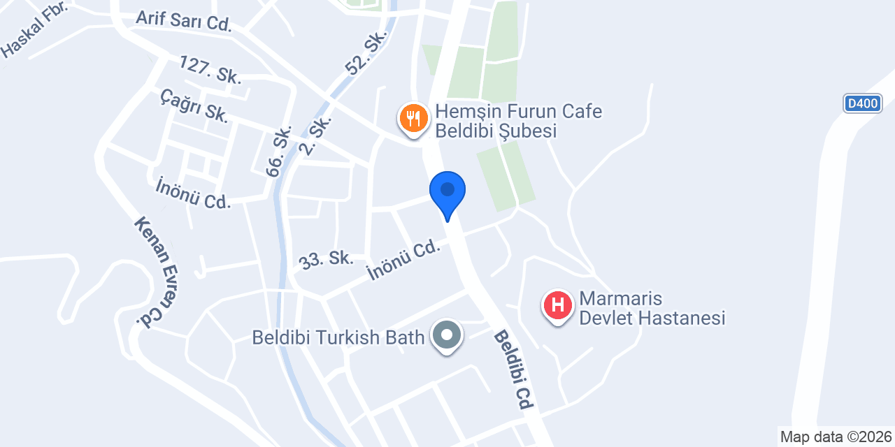 Marmaris Diş Hekimi Beldibi Rahime Çoban Dentist konumu