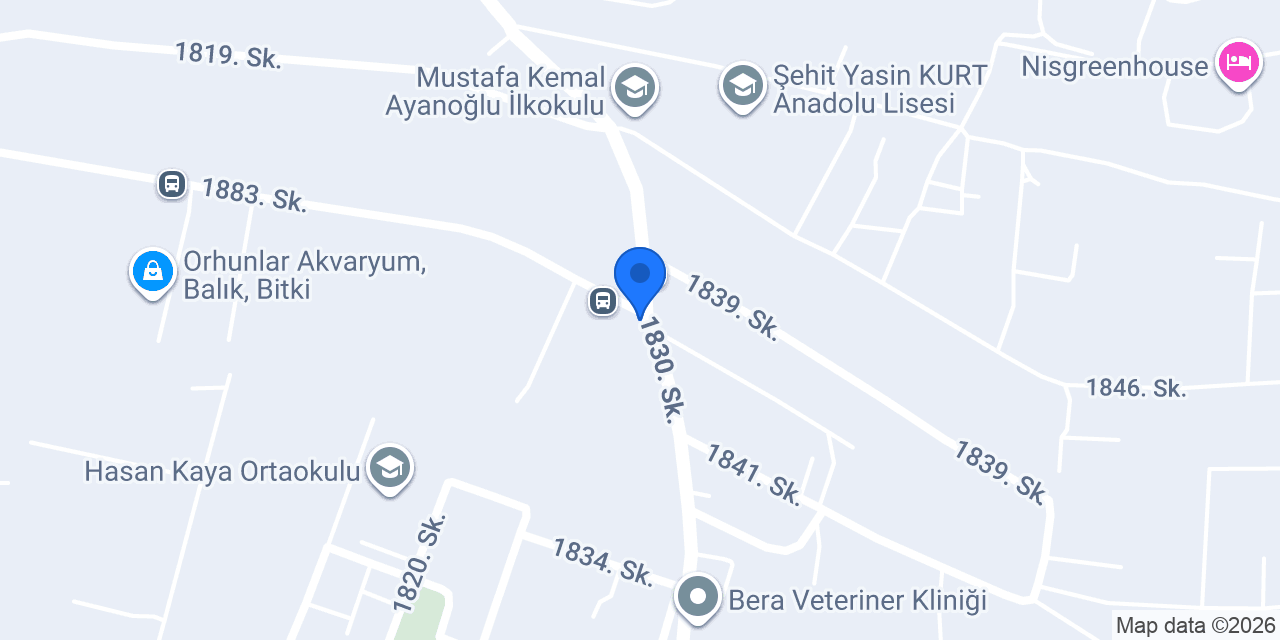 Antalya Lara Cam Balkon konumu