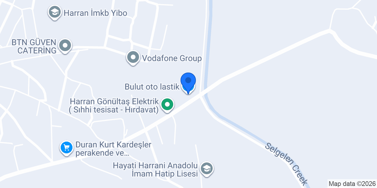 Bulut oto lastik konumu