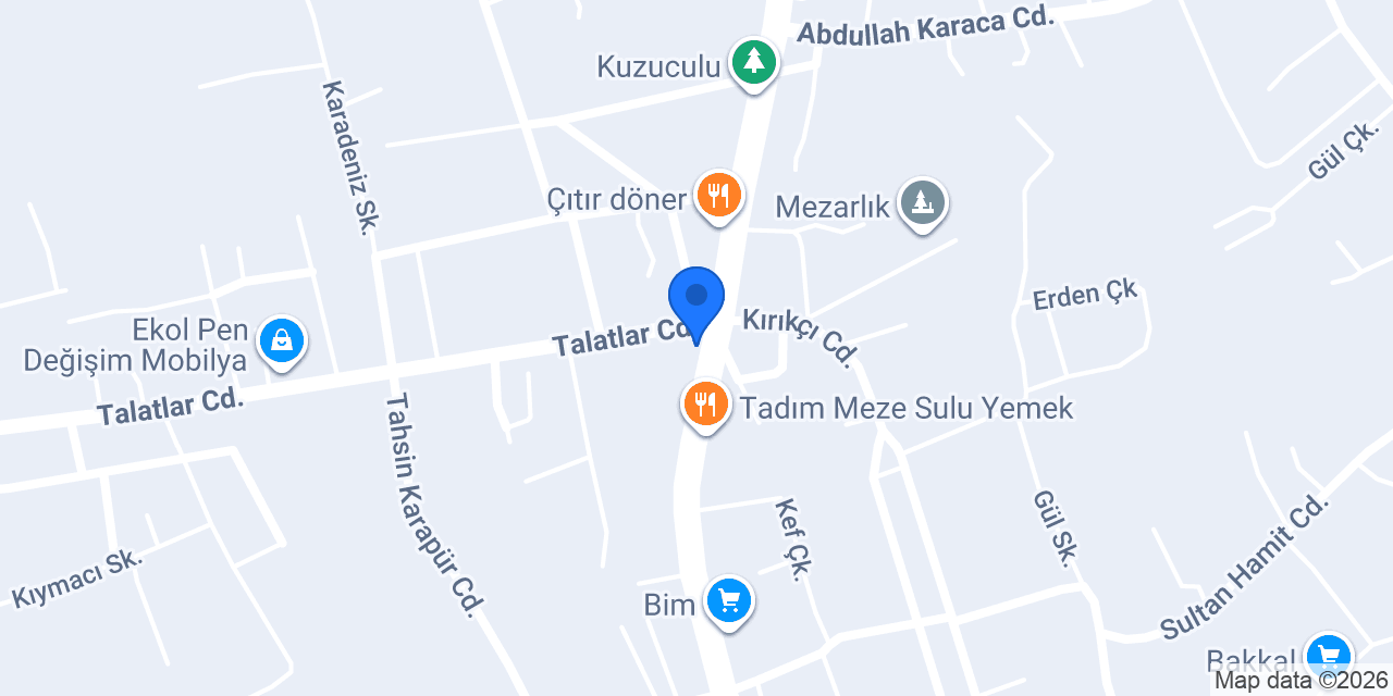 ALTIN MAKAS ERKEK KUAFÖRÜ konumu