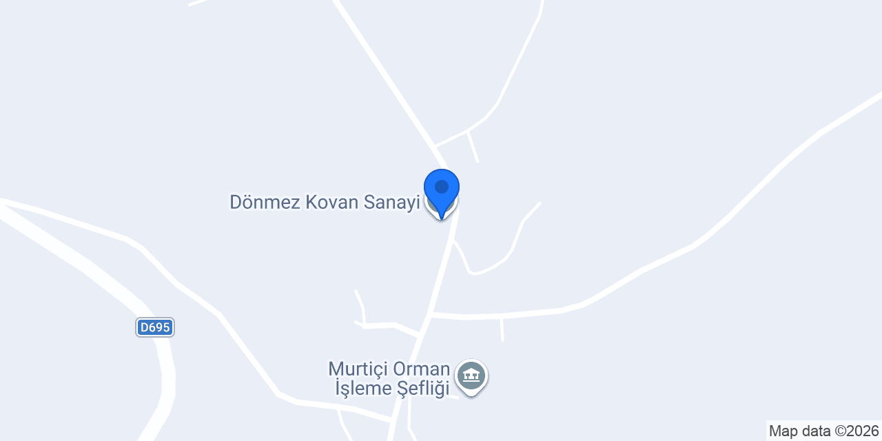Dönmez Kovan Sanayi konumu