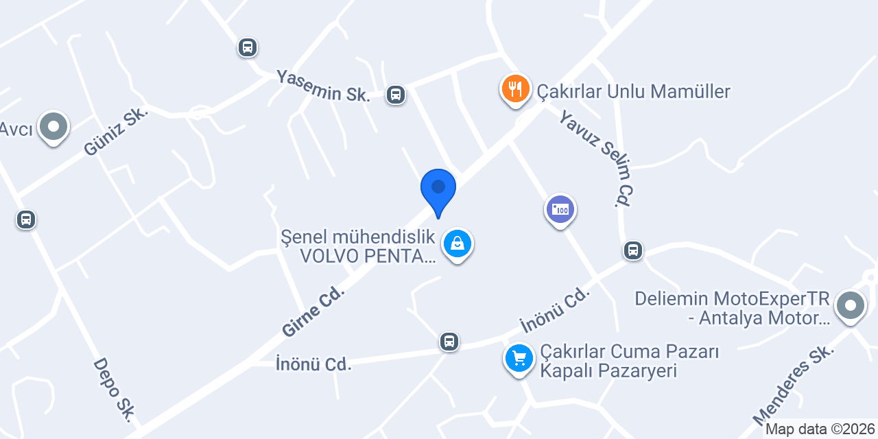 Irıs Mobilya Inş.Nak. Tur. San. Tic. Ltd. Şti. konumu