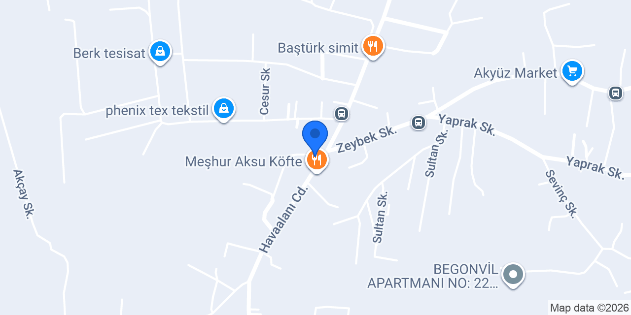 Elit Oto Servis Antalya konumu
