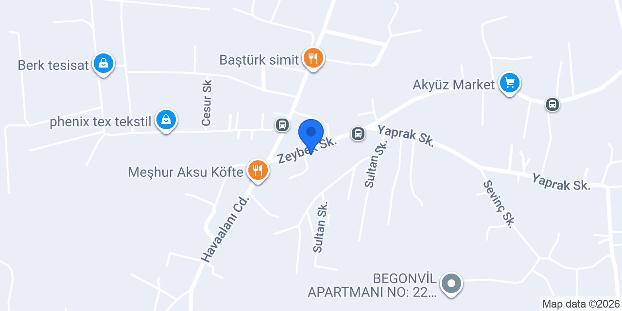 Nusret Oğulları Mobilya konumu