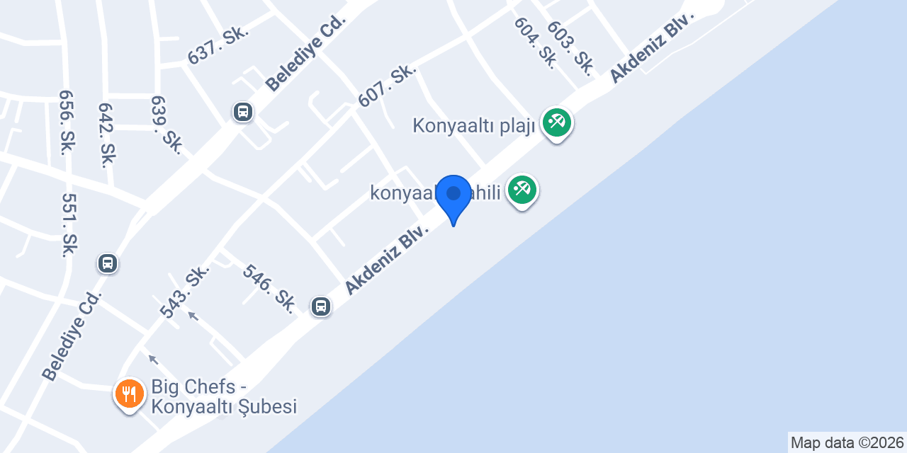 Lucky 13 Beach Restaurant konumu