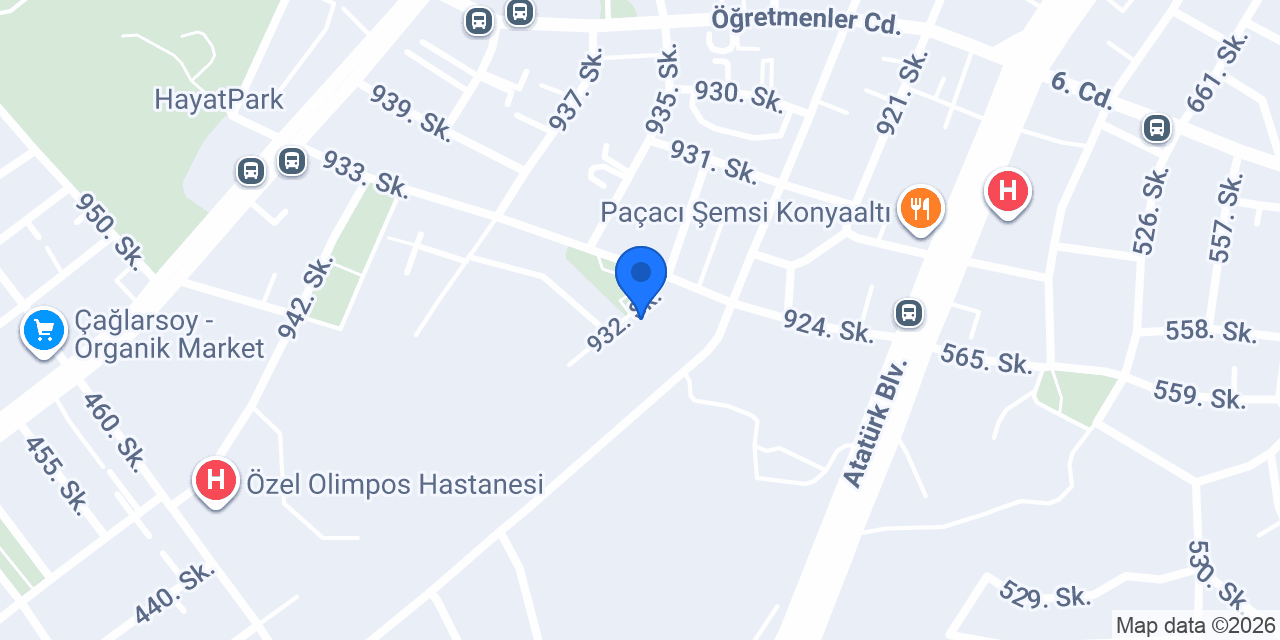 Mikro Antalya Web Tasarım konumu