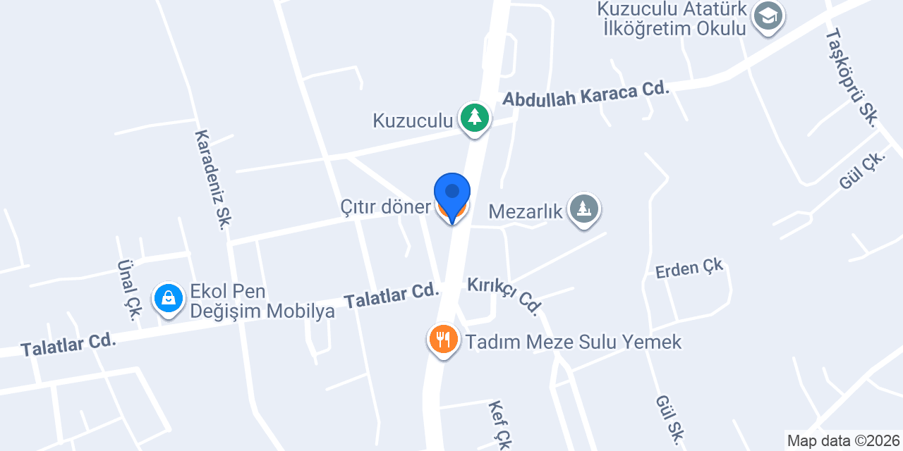 Çıtır döner konumu