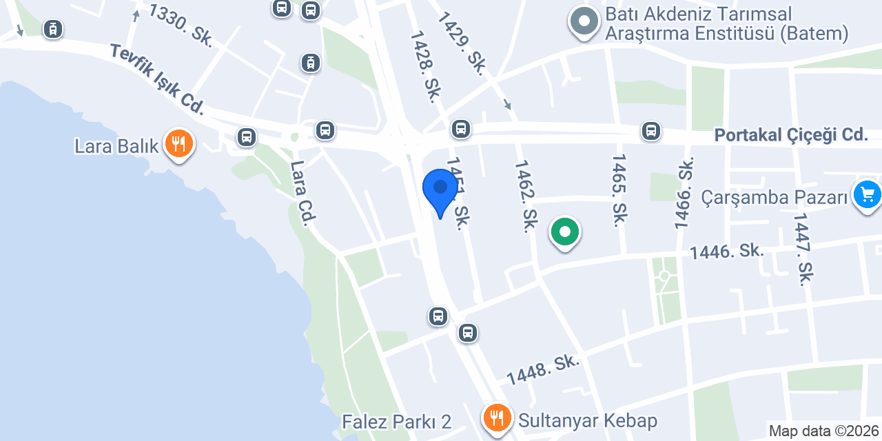 Mehmet ÇAKACI Çene Cerrahisi Kliniği konumu