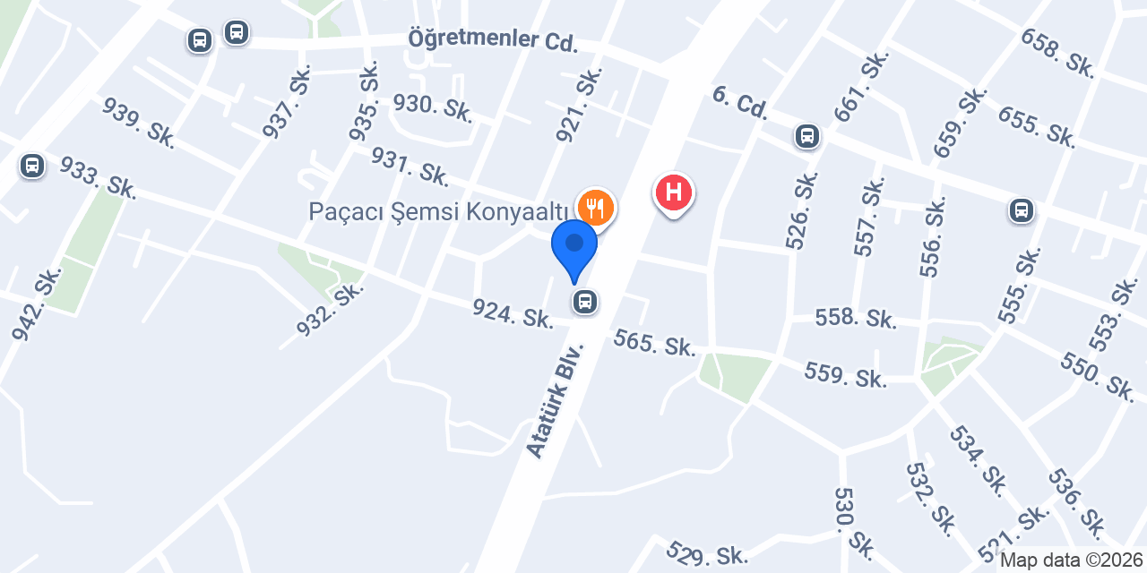 Cadde Fırın & Cafe konumu