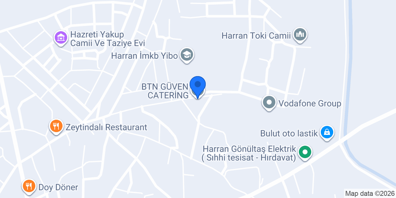BTN GÜVEN CATERİNG konumu