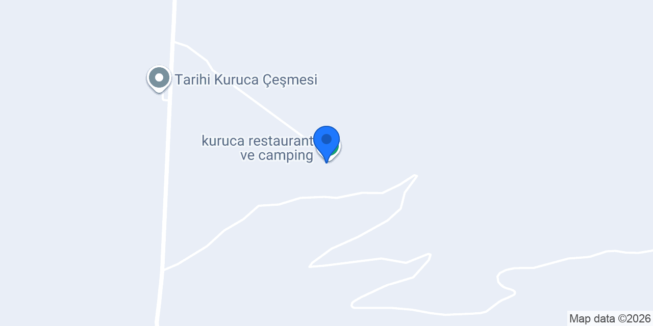 kuruca restaurant ve camping konumu