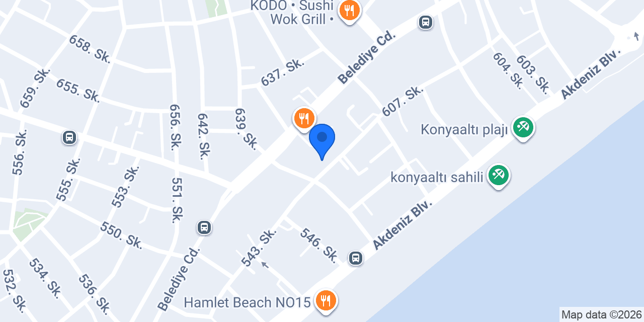 DOGAN RENT A CAR konumu