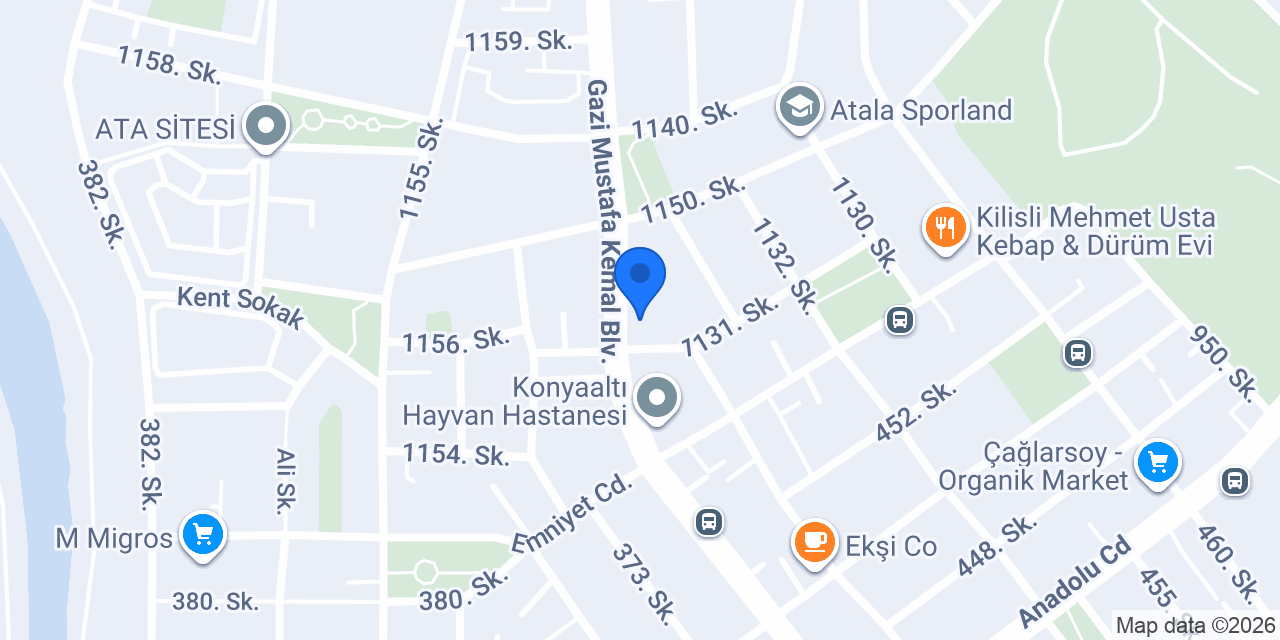 Dident Diş Kliniği konumu