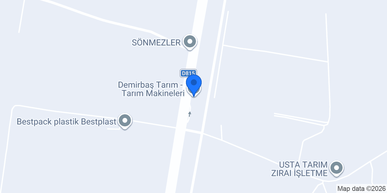 Demirbaş Tarım - Tarım Makineleri konumu