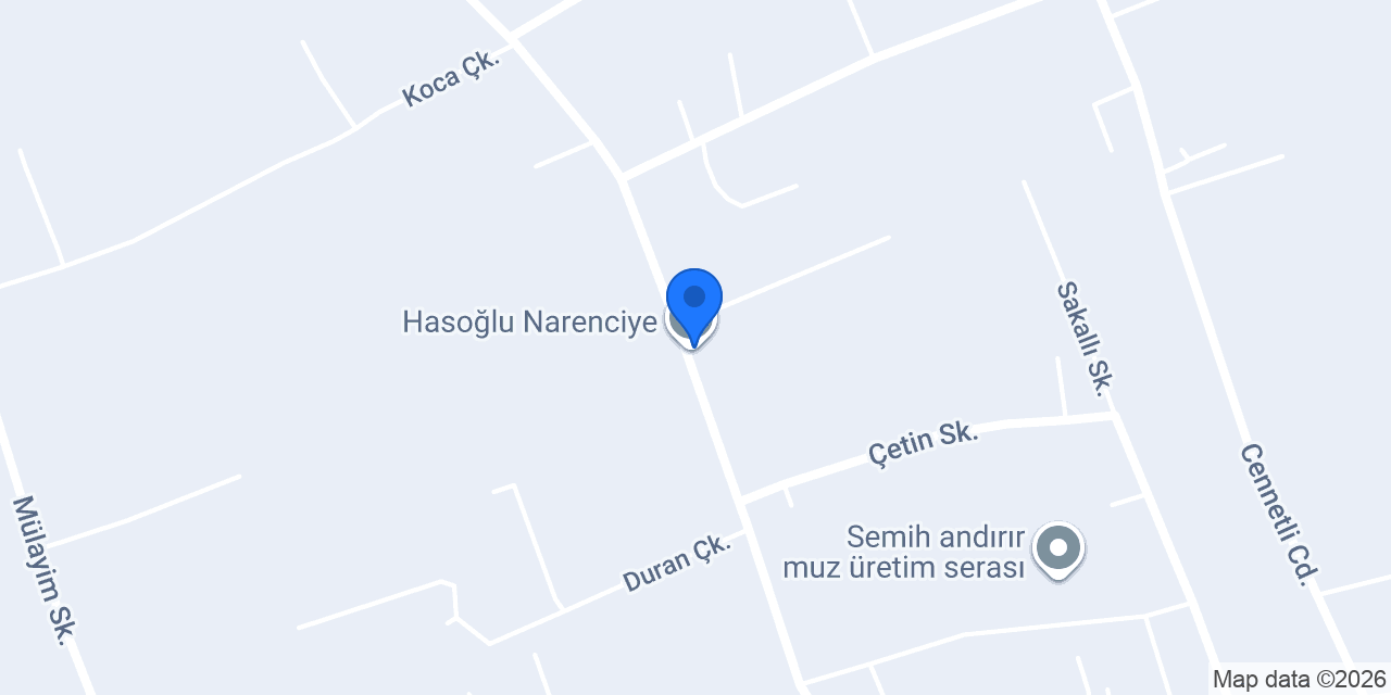 Hasoğlu Narenciye konumu