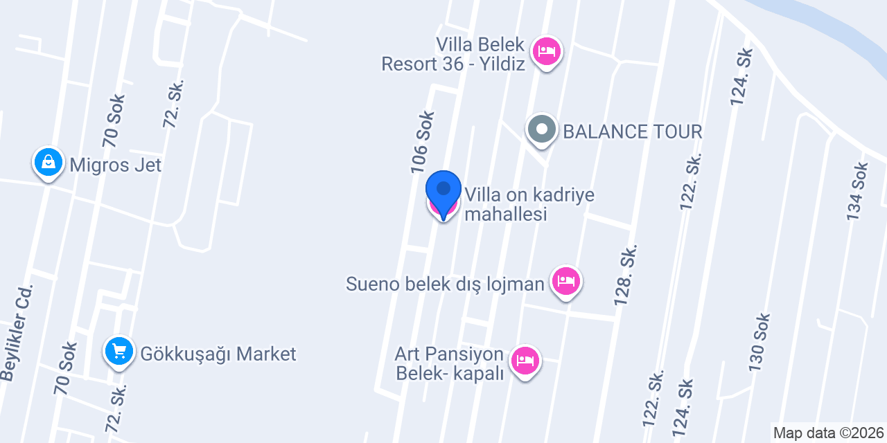 Villa on kadriye mahallesi konumu