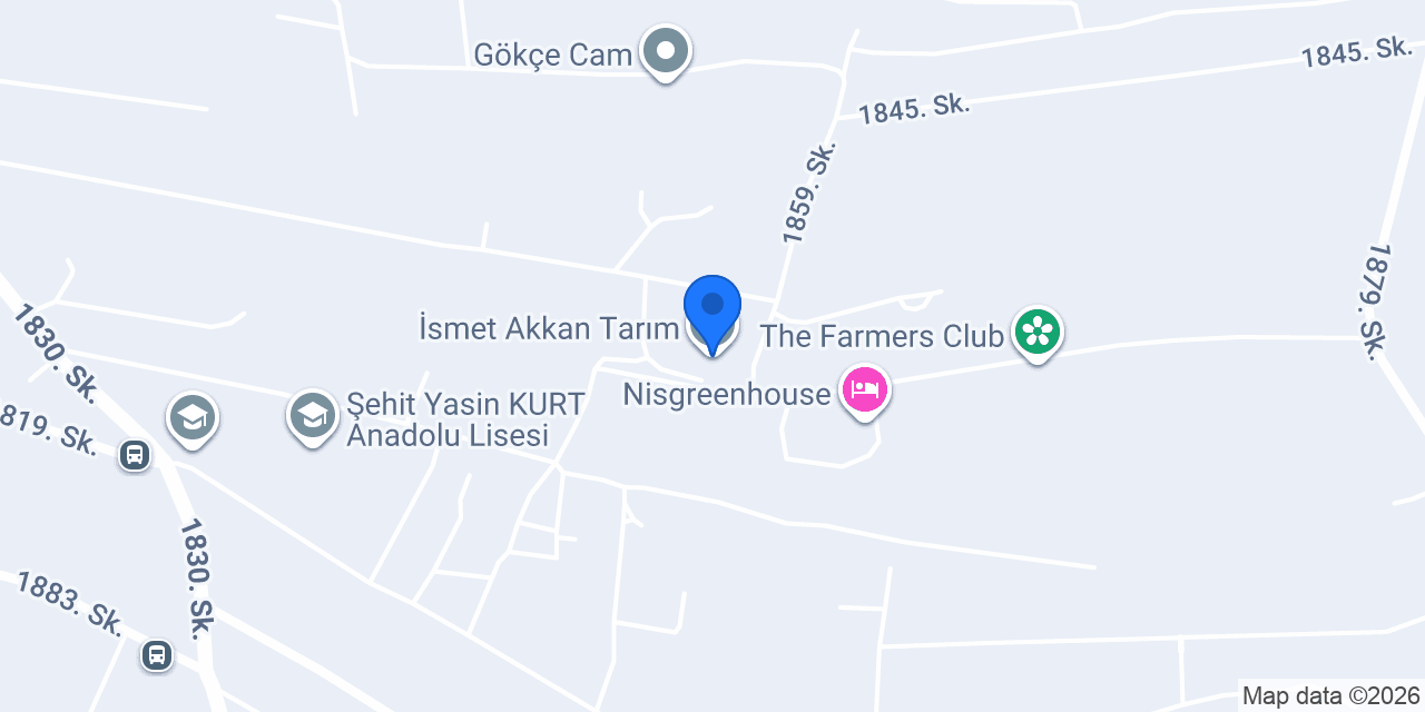 İsmet Akkan Tarım konumu