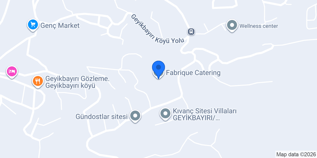 Fabrique Catering konumu