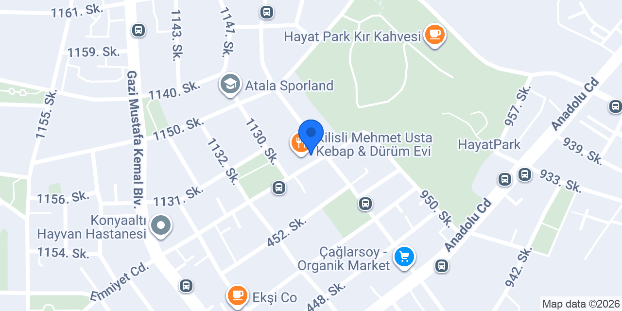 mey’ze meze evi konumu