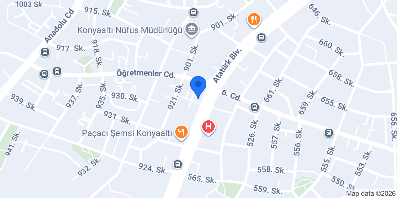 Okur Arçelik konumu