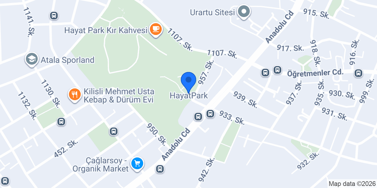 HayatPark konumu
