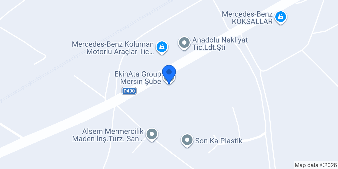 EkinAta Group Mersin Şube konumu