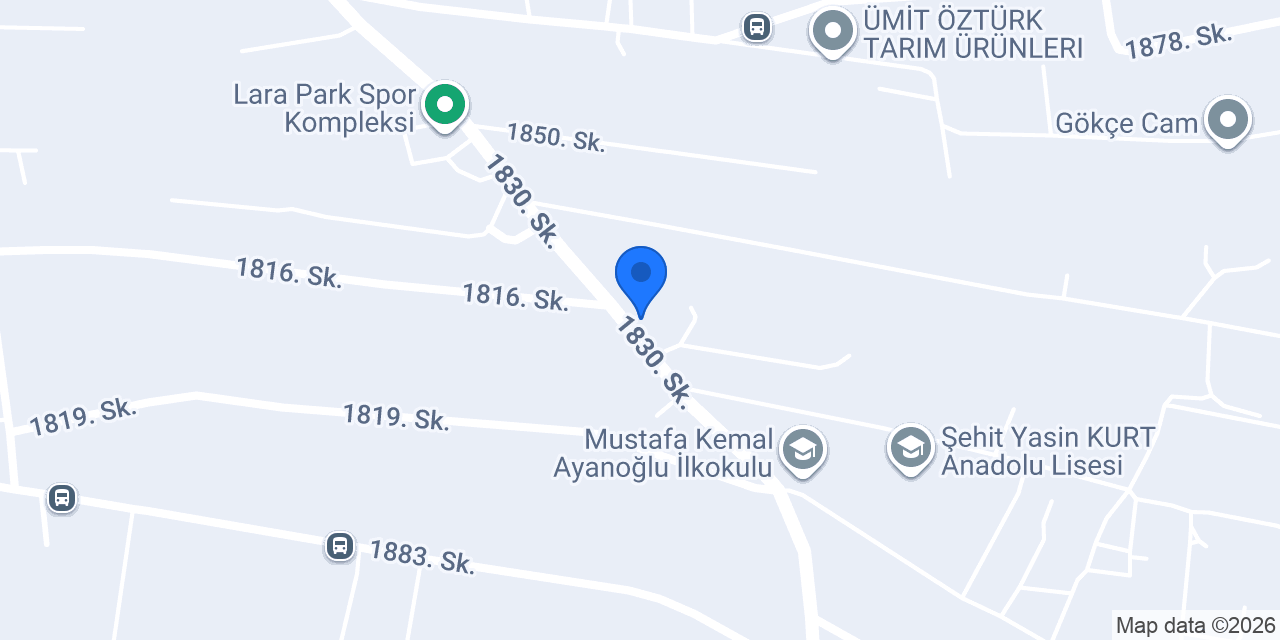 Uysal Mobilya konumu