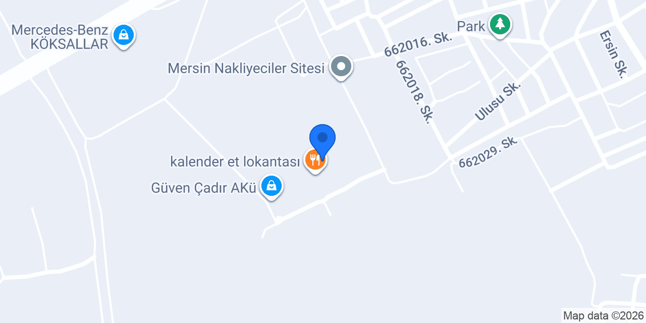 YÜKSEL LOJİSTİK konumu