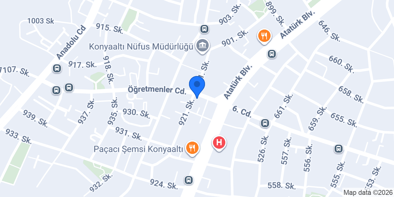 Papatya Eczanesi konumu