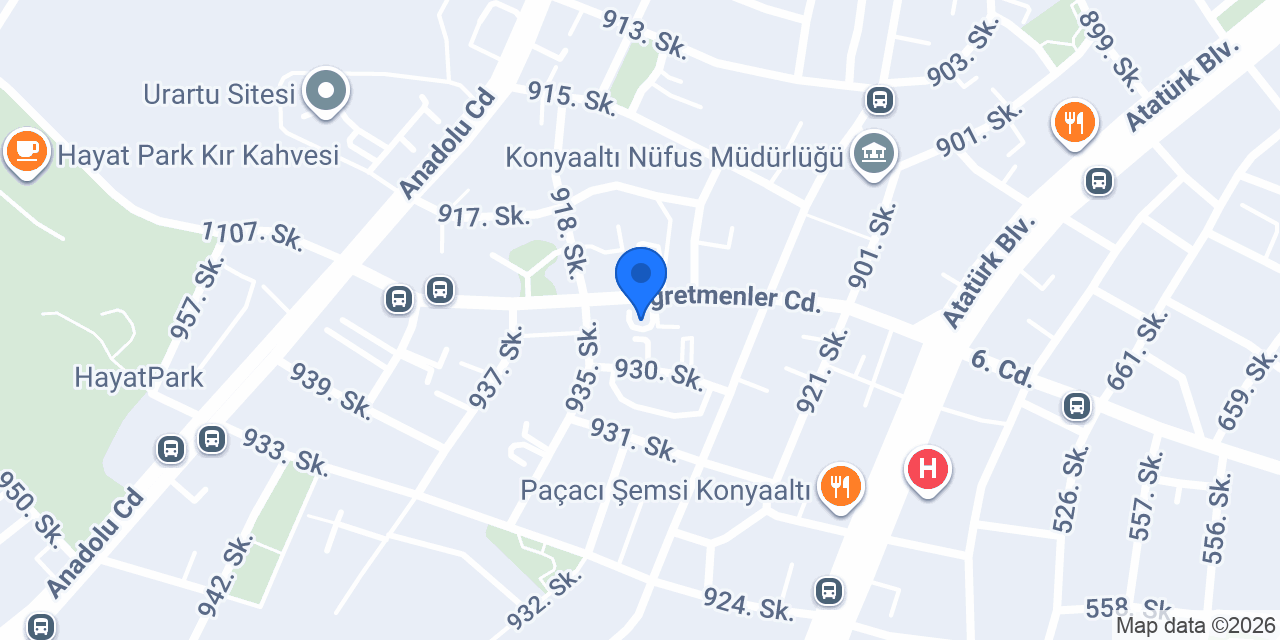 Harika Simit Öğretmenevleri konumu