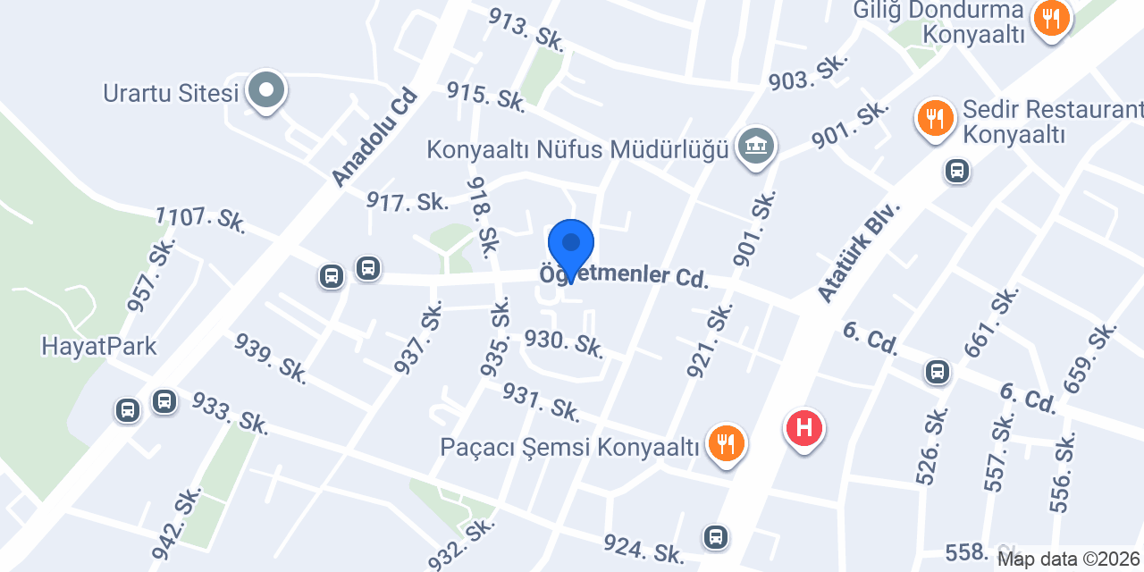 Nur Pastaneleri konumu