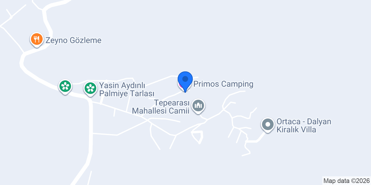 Primos Camping konumu