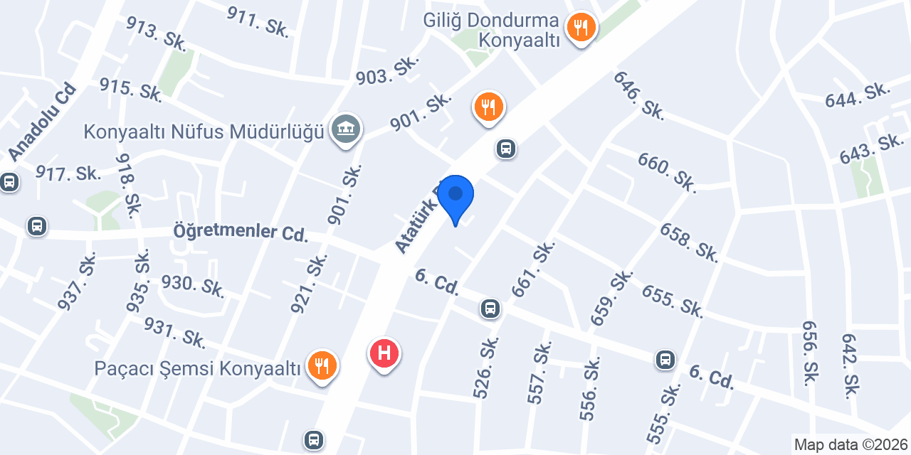 Yapı Kredi Bankası - Altınkum Şubesi konumu