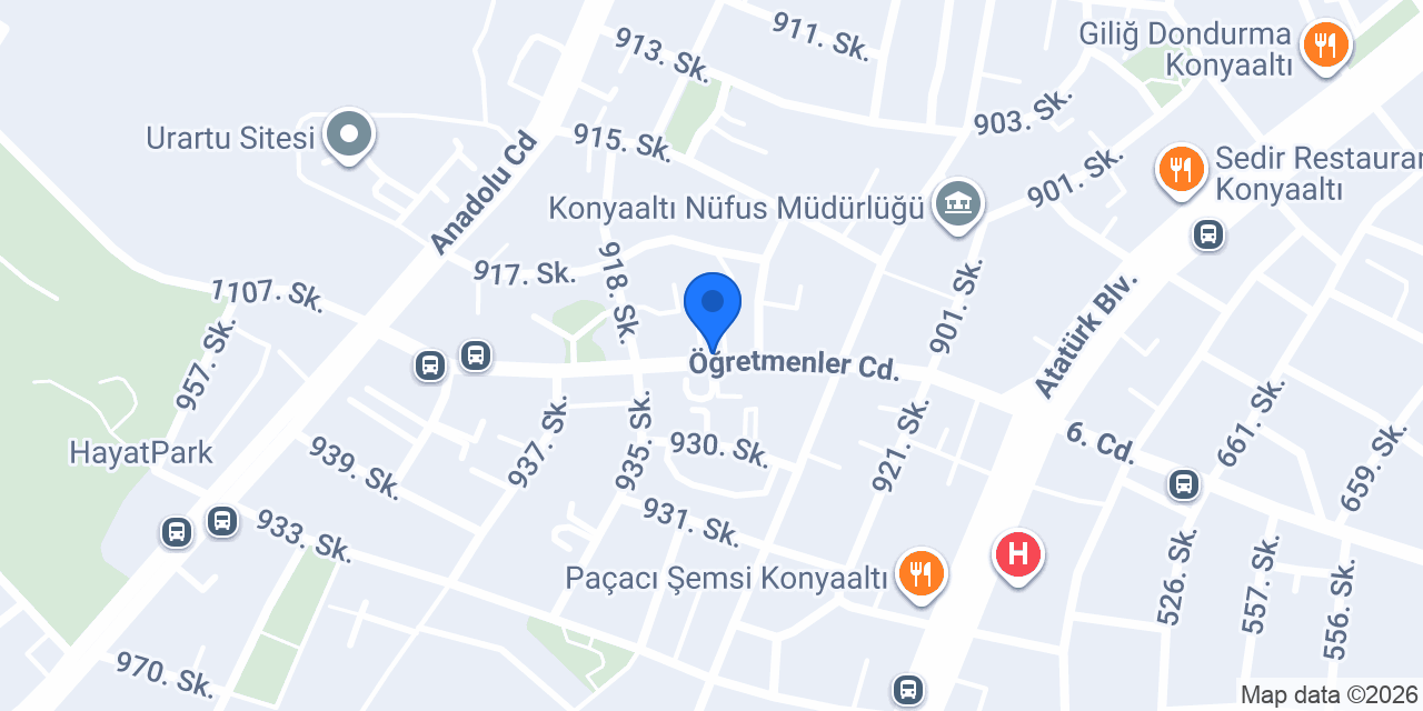 Otantik Masaj Salonu konumu