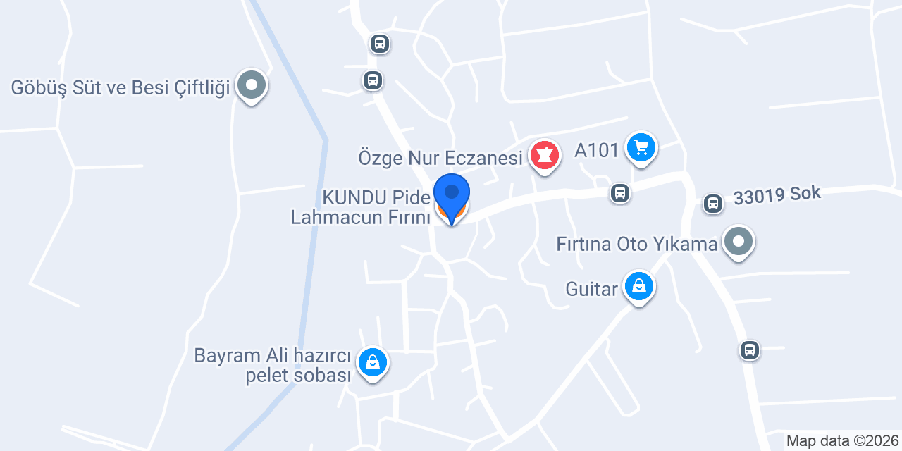 KUNDU Pide Lahmacun Fırını konumu