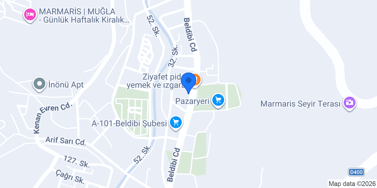 Buldan Binbirçeşit konumu