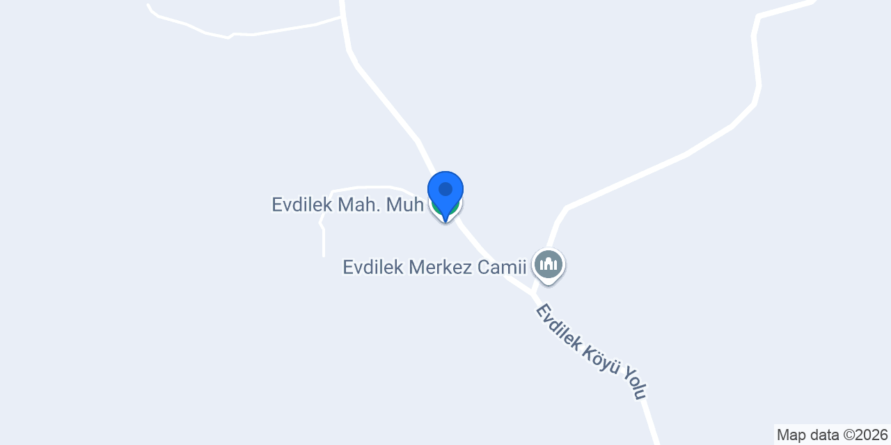 Evdilek Mah. Muh konumu