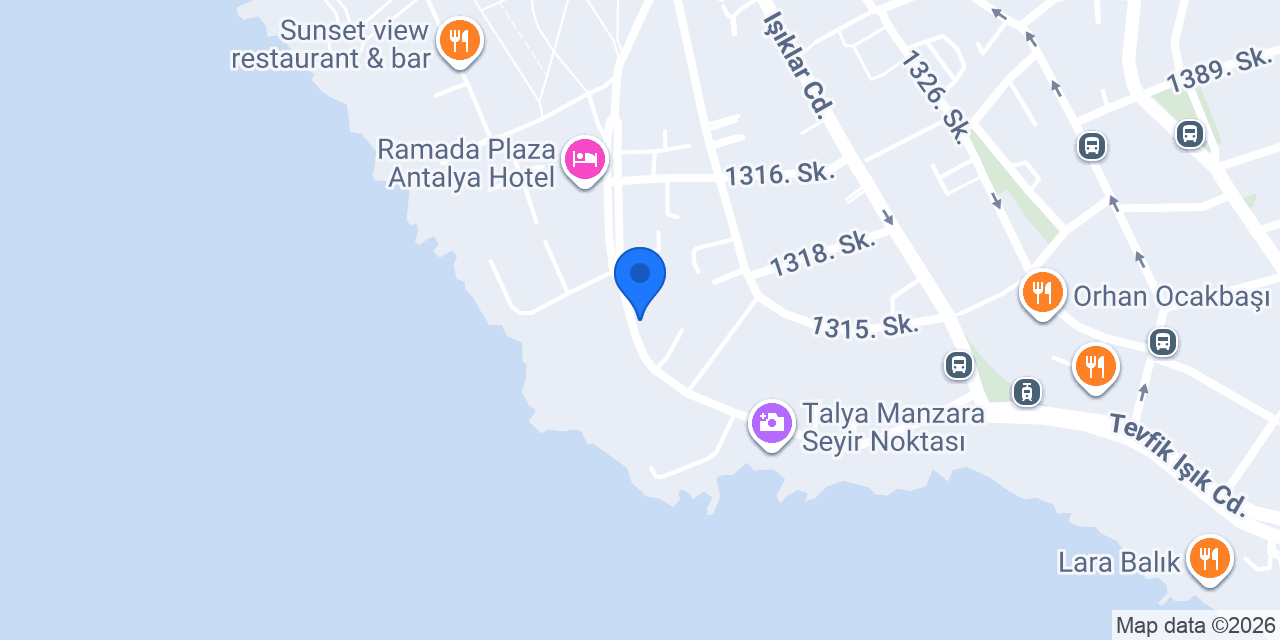 Buse Rent A car konumu