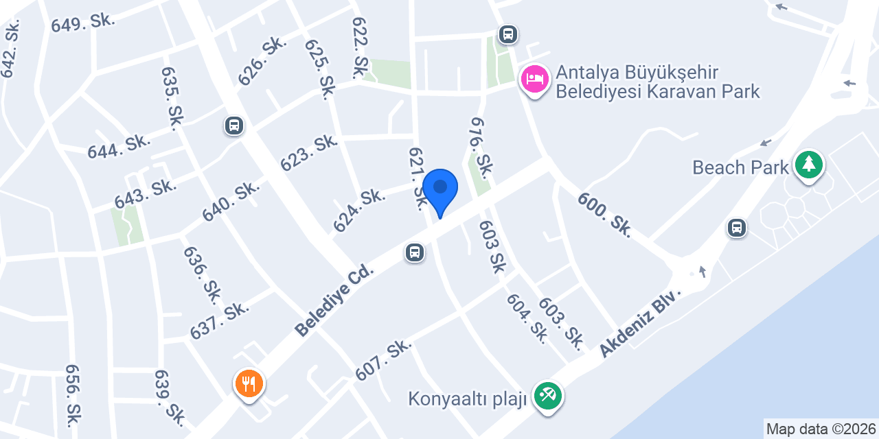 Mualla Çikolata Antalya konumu