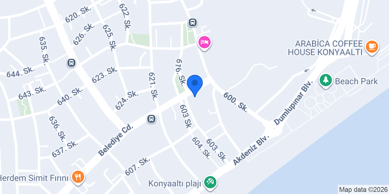 park döner Konyaaltı konumu