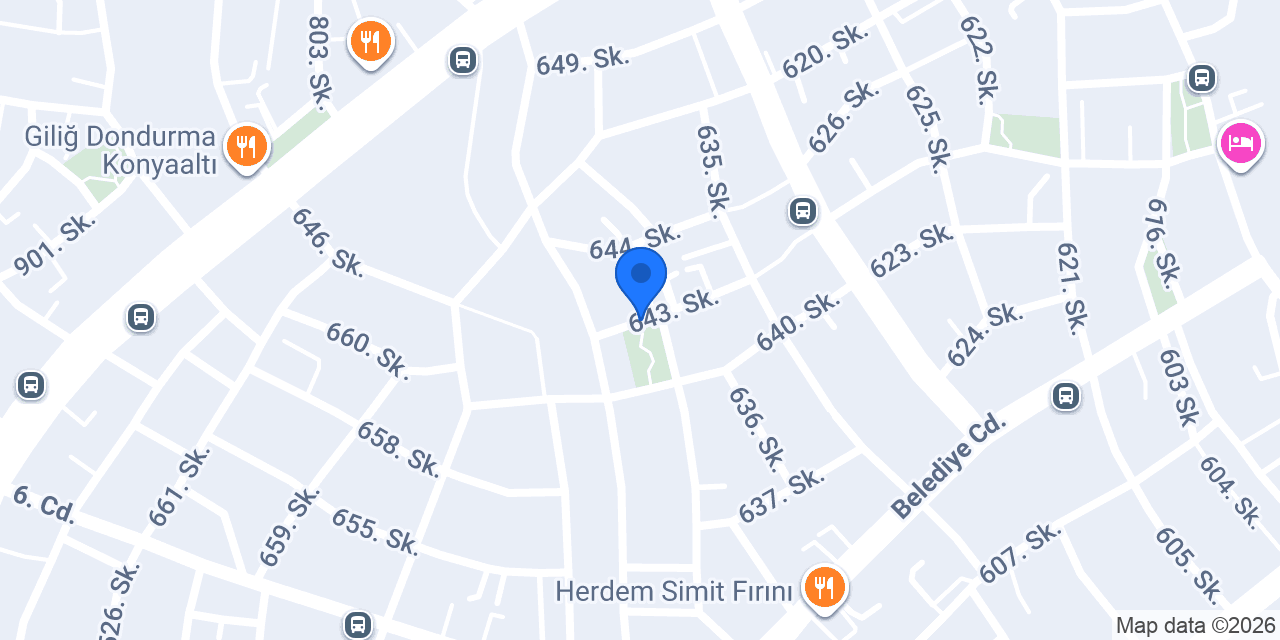 Ateş Böceği Kolejli Minikler konumu