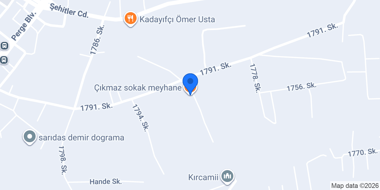 Çıkmaz sokak meyhane konumu