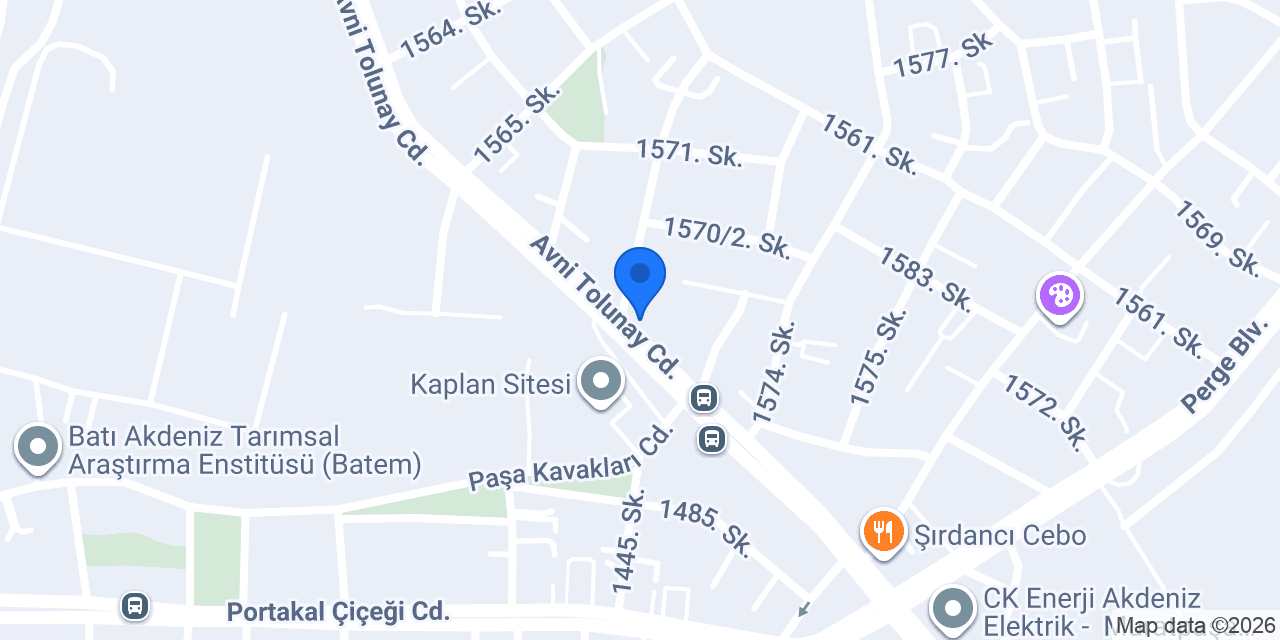 Duru Çelikkapı Lara Şubesi konumu