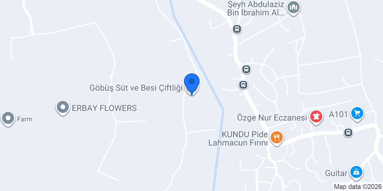 Göbüş Süt ve Besi Çiftliği konumu