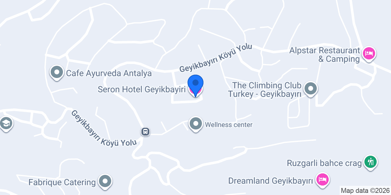 Seron Hotel Geyikbayiri konumu
